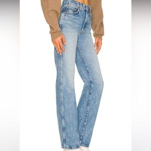 GRLFRND Sara super high rise slim straight in Astoria